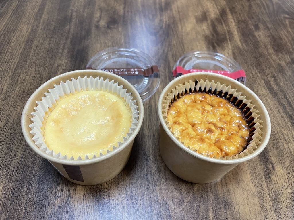 ほわいとファームのカップチーズケーキ比較