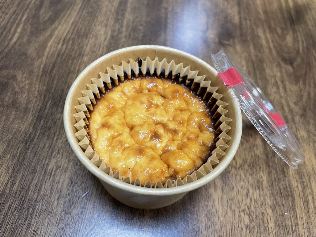 ほわいとファームのバスクチーズケーキ表面