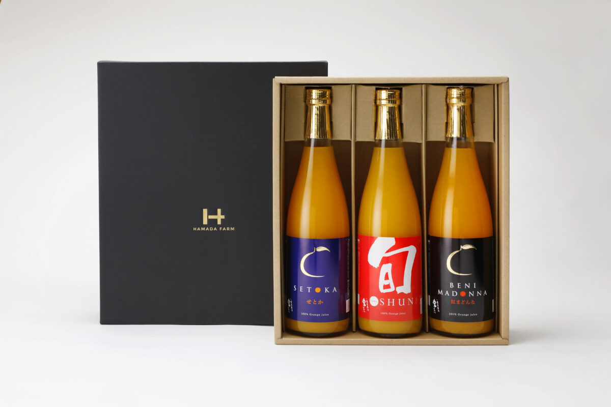 愛媛・濱田農園の贅沢みかんジュース4種を飲み比べ！この夏のギフトに！